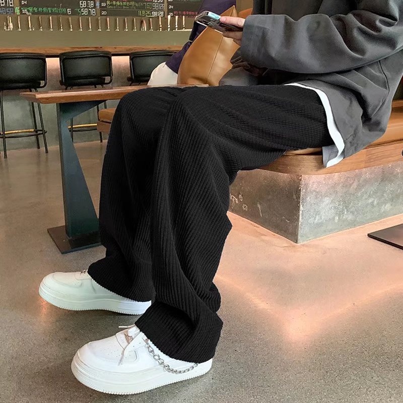Quần ống rộng thời trang Hàn Quốc cho nam và nữ