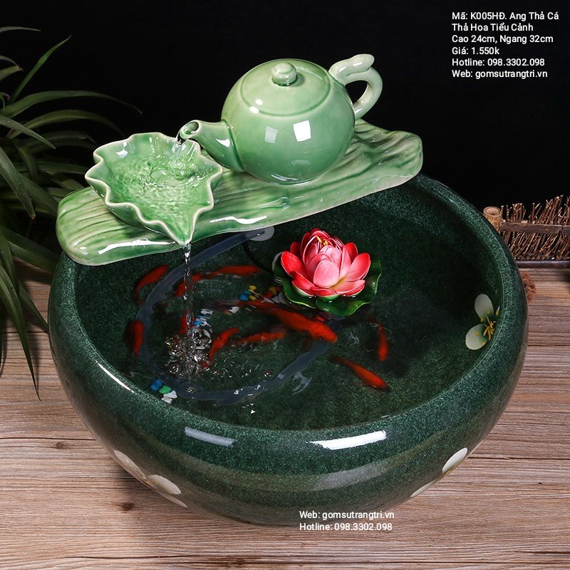 Ang Thả Cá, Thả Hoa Tiểu Cảnh - sản phẩm có thiết kế độc đáo, lạ mắt