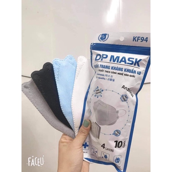 Sỉ 1 thùng khẩu trang Đại Phát KF94 (300 chiếc)