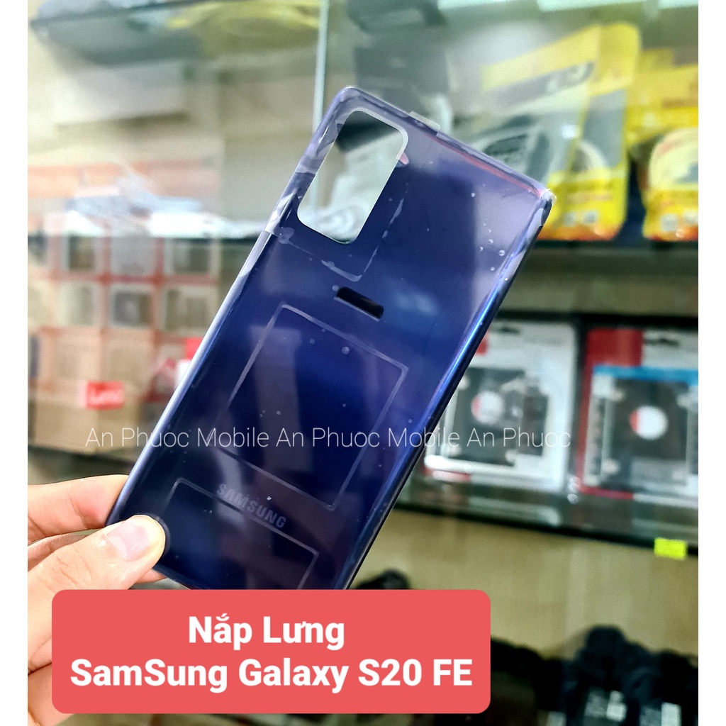 Nắp Lưng SamSung Galaxy S20 FE  - Mặt Lưng Điện Thoại Samsung Galaxy  S20 FE Zin New.Màu:Xanh