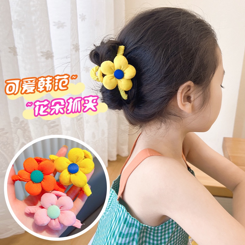 Kẹp Tóc Đính Hoa Dễ Thương Cho Bé Gái