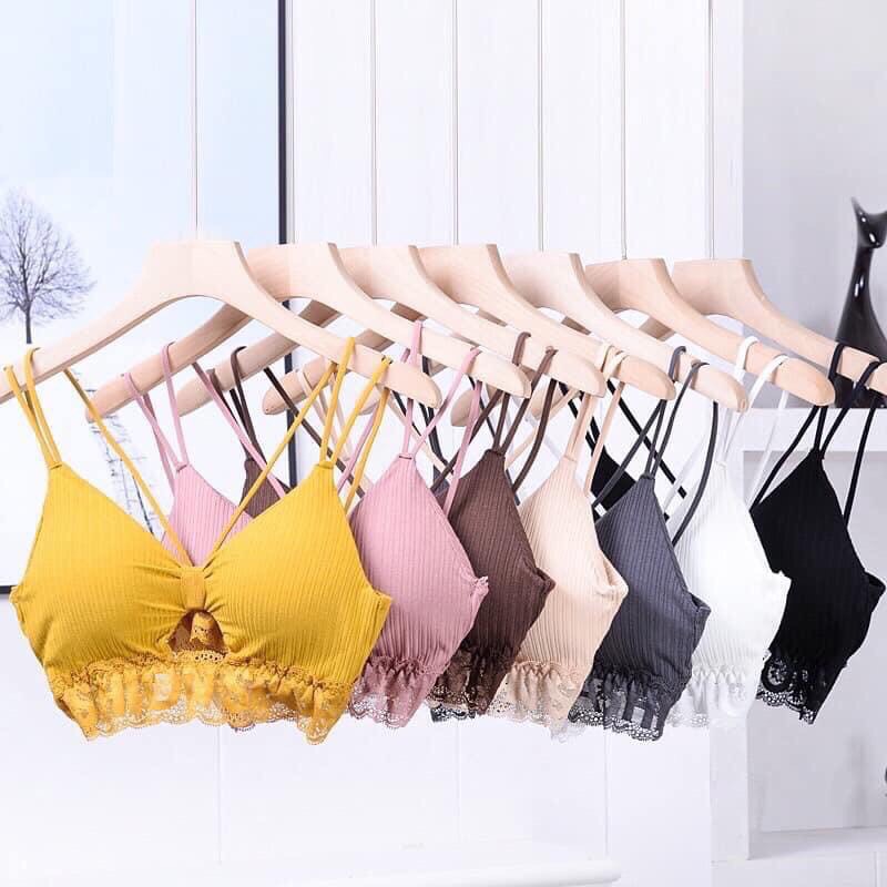 Áo Lót Bra Ren Tăm Có Đệm Nâng Ngực Cao Cấp 905