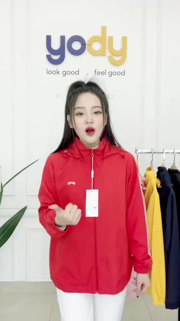  Áo khoác gió nữ YODY thông minh dễ gấp gọn cản gió, chống thấm, cản bụi AKN5042 | BigBuy360 - bigbuy360.vn