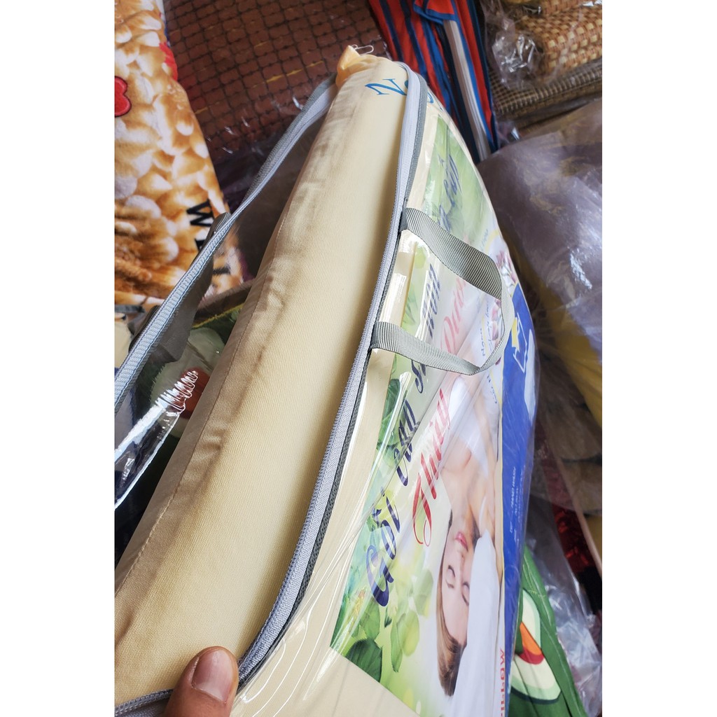 Gối nằm cao su non cao cấp ⚡ nhập mã giảm giá SANG6666⚡ Kích thướt 40x60 - mua 2 gối tặng 1 vỏ gối ngẫu nhiên.