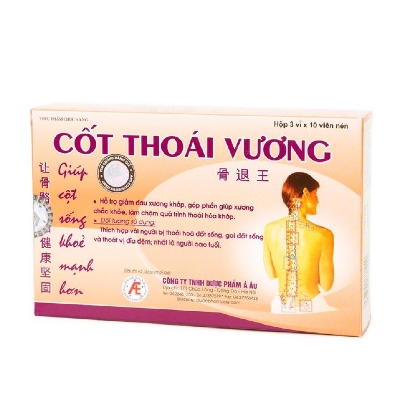 ✅ (CHÍNH HÃNG) Viên Uống CỐT THOÁI VƯƠNG
