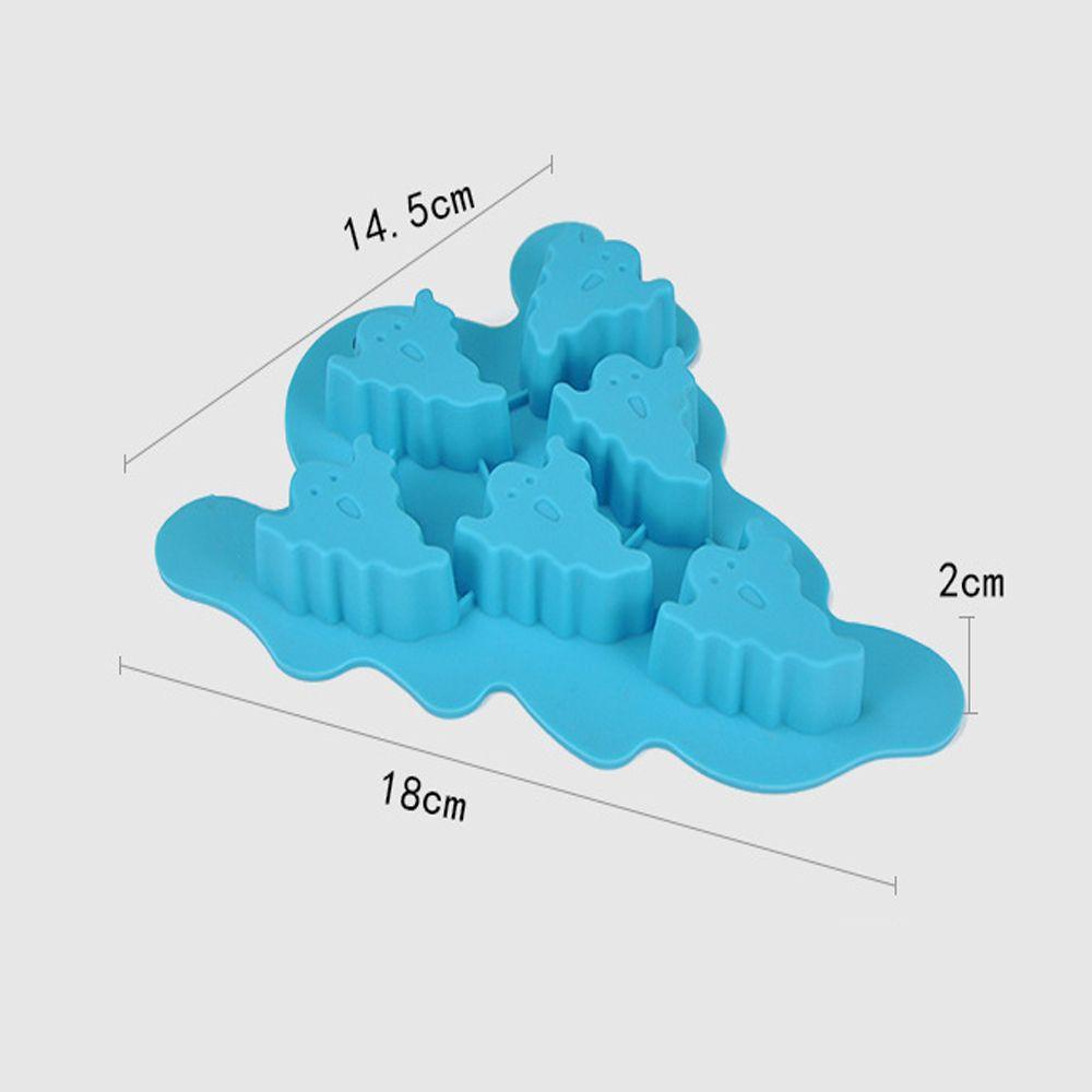 YOLA Bộ 4 Khuôn Silicone Làm Đá Hình Ma Halloween