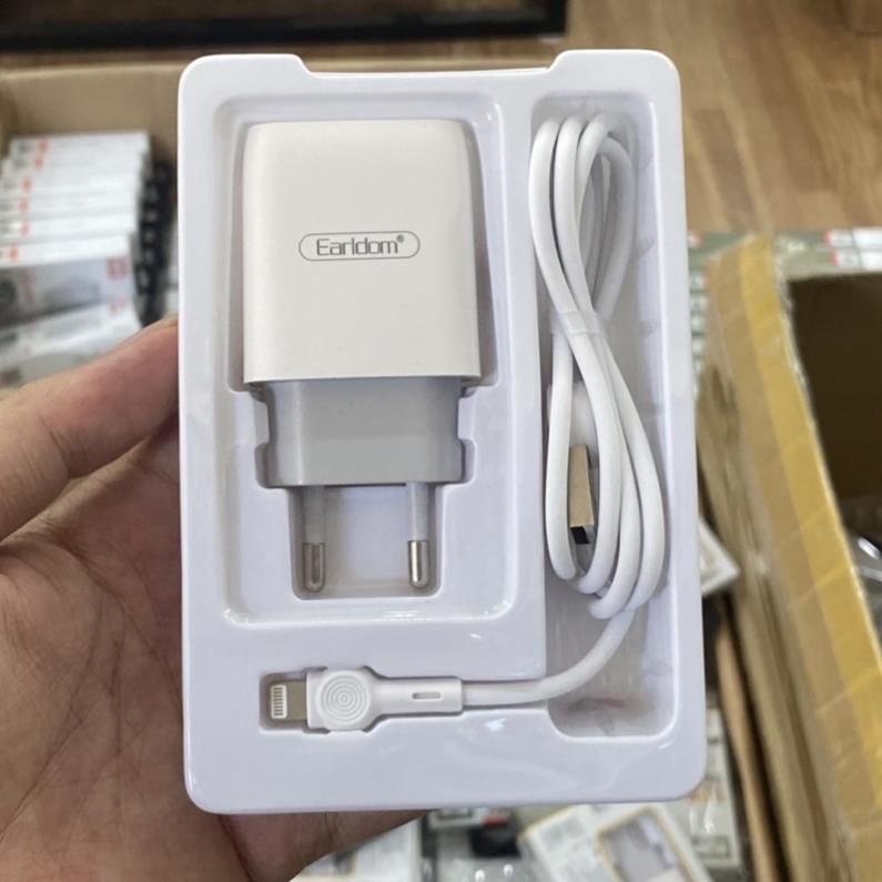 Bộ sạc Earldom ES - 197 Dùng cho các dòng máy Iphone, Samsung, Oppo, Xiaomi, Vivo