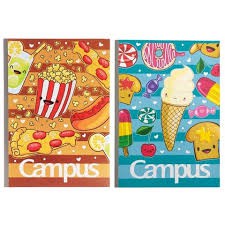 Combo 5 cuốn vở kẻ ngang Campus FOOD 80 trang - BFOD80