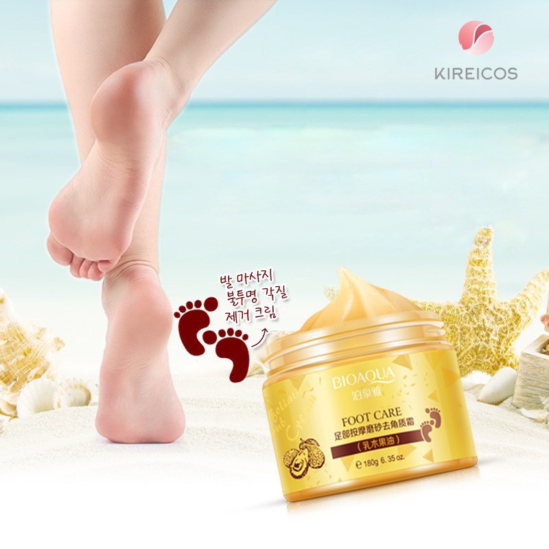 Kem Tẩy da chết dành cho chân Bioaqua Foot care 180g