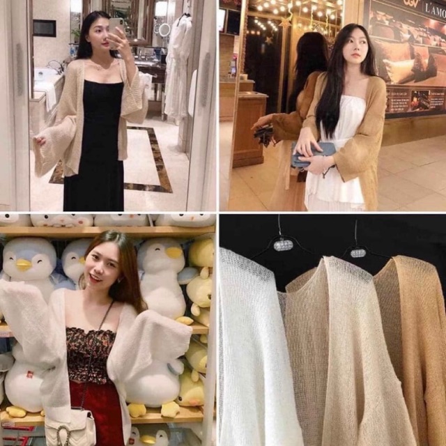 Khoác len cadigan mỏng (đi biển , dạo phố) | BigBuy360 - bigbuy360.vn