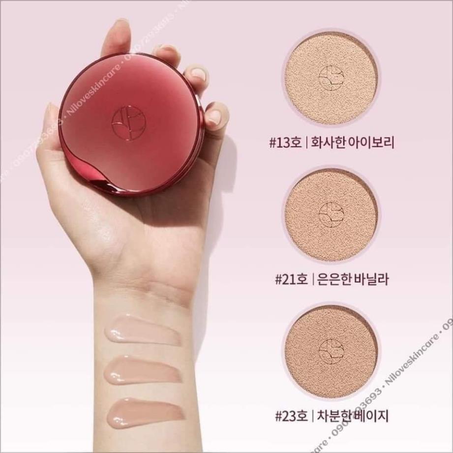 Set 2 Phấn nước tinh chất hồng sâm Donginbi Red Ginseng Perfect Cushion SPF50+PA+++ | BigBuy360 - bigbuy360.vn