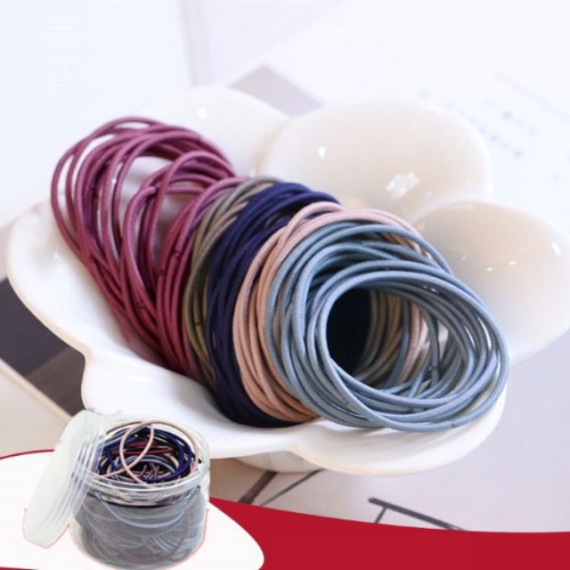 Dây buộc tóc trơn hàn quốc