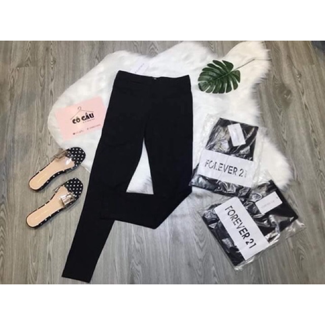 quần legging f21 xuất dư giúp mông căng tròn tạo đường cong hấp dẫn