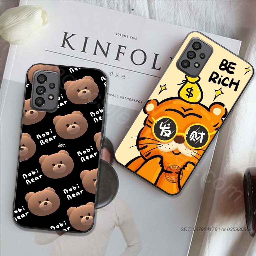 Ốp lưng điện thoại Samsung A13 / A23 / A53 in hình gấu dễ thương cute chất lượng giá rẻ