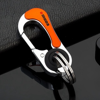 Móc khoá ô tô OMUDA cao cấp inox chống gỉ sét có chốt đĩa quần 3754