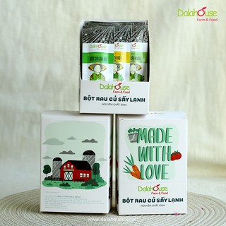 Hộp 150gram bột tạo màu từ 05 loại rau củ quả Dalahouse