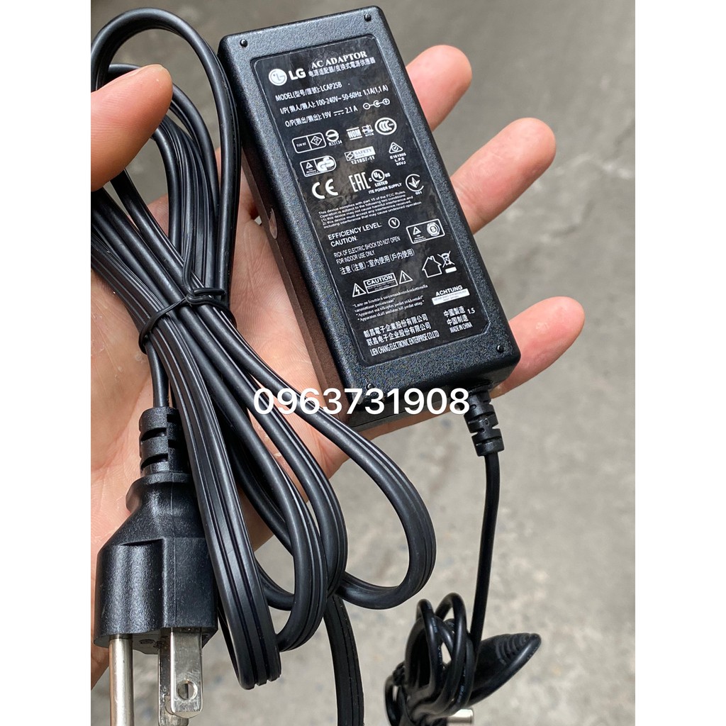 Dây nguồn màn hình LG 19V-2.1A chính hãng LG