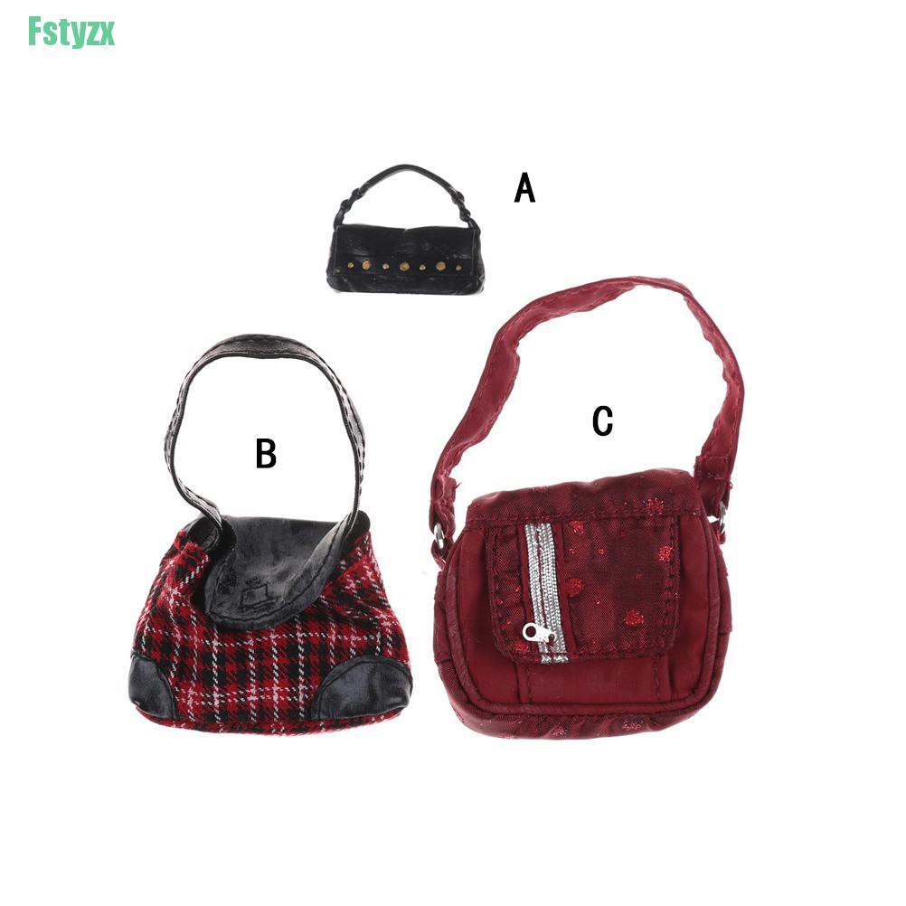 fstyzx 1PCS Fashion Styles Colorized Fashion Morden Doll Bags Accessories Toy