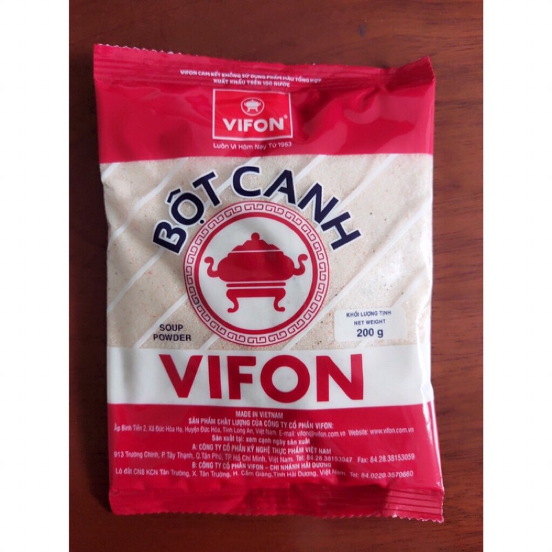 Bột canh,súp hải châu vifon