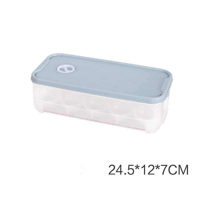 Hộp đựng trứng bỏ tủ lạnh giữ độ tươi sắp xếp gọn gàng