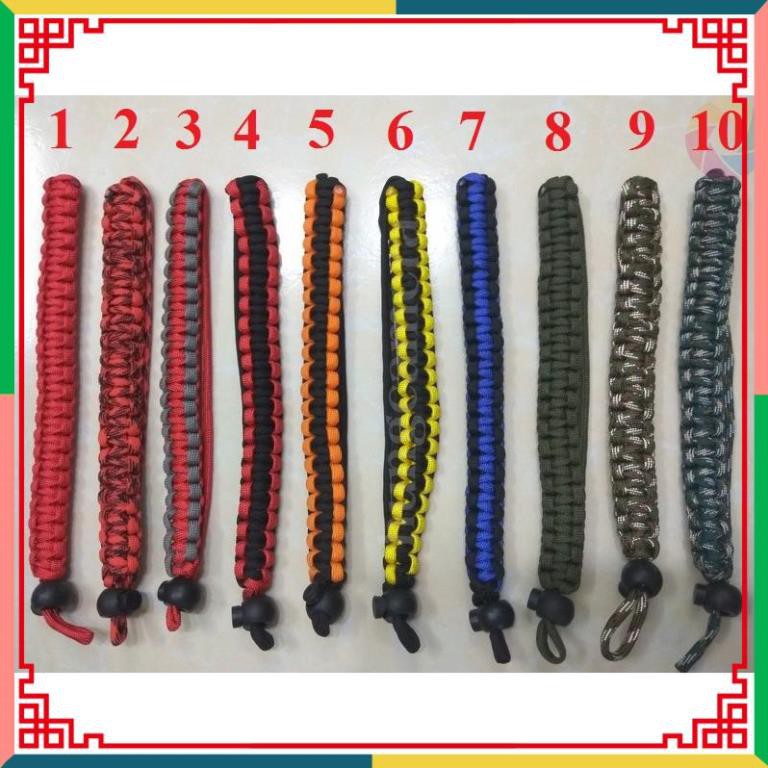 ( CC2016 ) [Mã ELCANOV hoàn 8% đơn 500k] Dây đeo tay Máy ảnh - dây bện Grip Paracord bản nhỏ 2cm