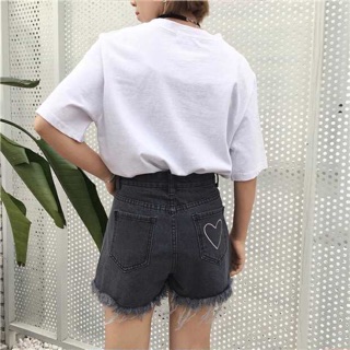 Quần shorts jean Hàn Quốc