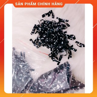 nữa kg thun đen cột tóc ( 500g)
