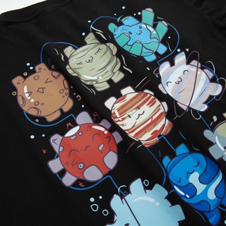 Áo thun 8YO Multi Planet Tee - Đen