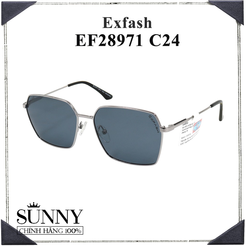EF28971 - kính mắt nam nữ Exfash chính hãng Korea, kèm tem thẻ chống hàng giả do bộ công an cấp
