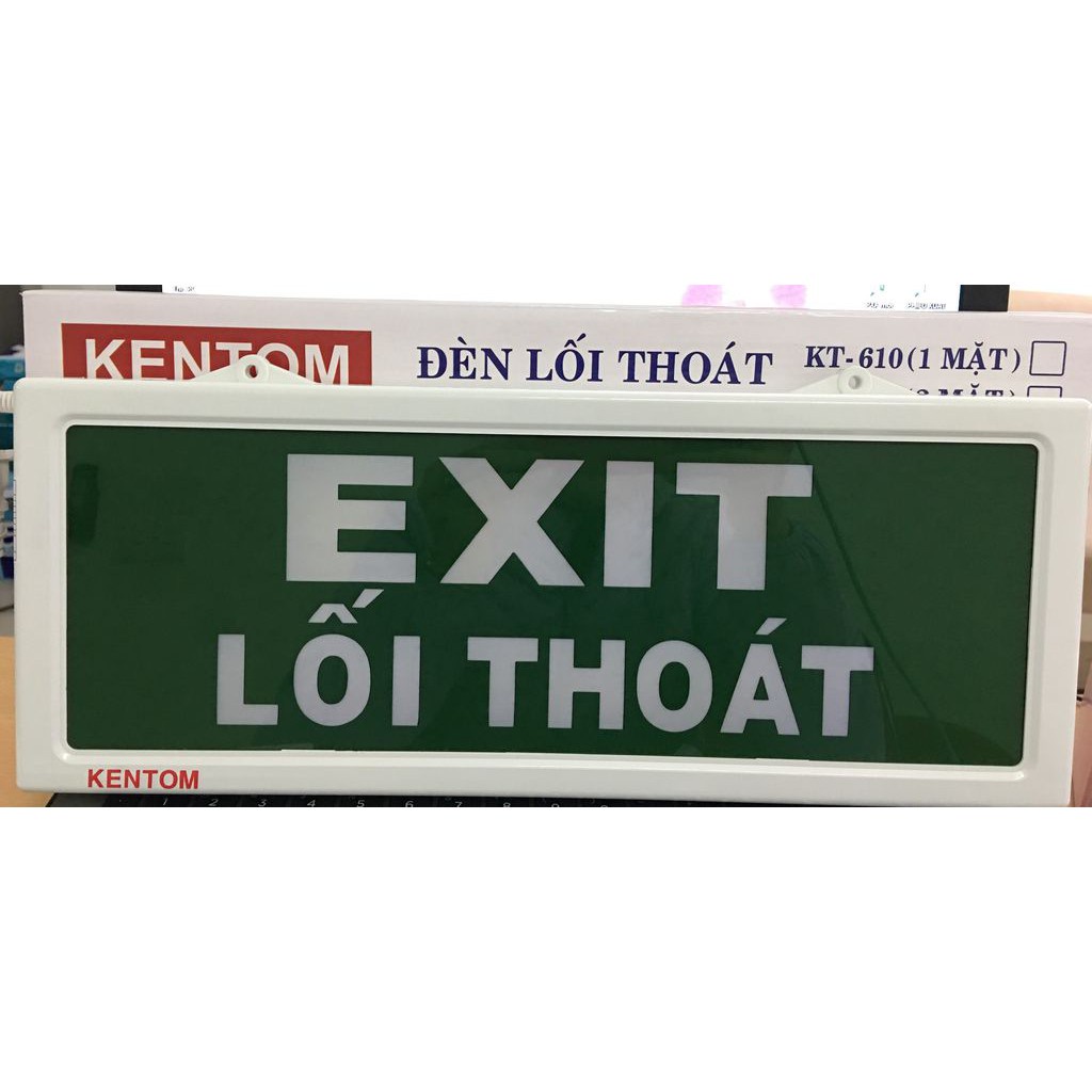 Đèn exit kentom kt 620 2 mặt