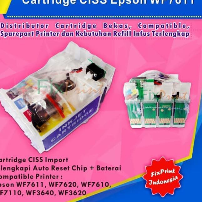 Phụ Kiện Điện Chuyên Dụng Cho Ciss Epson Wf7611 Wf7620 Wf7610 Wf7110 Wf3640 Wf3620 Ckw