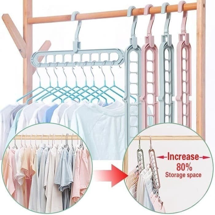 Móc Treo Quần Áo Đa Năng Có Thể Xoay Được