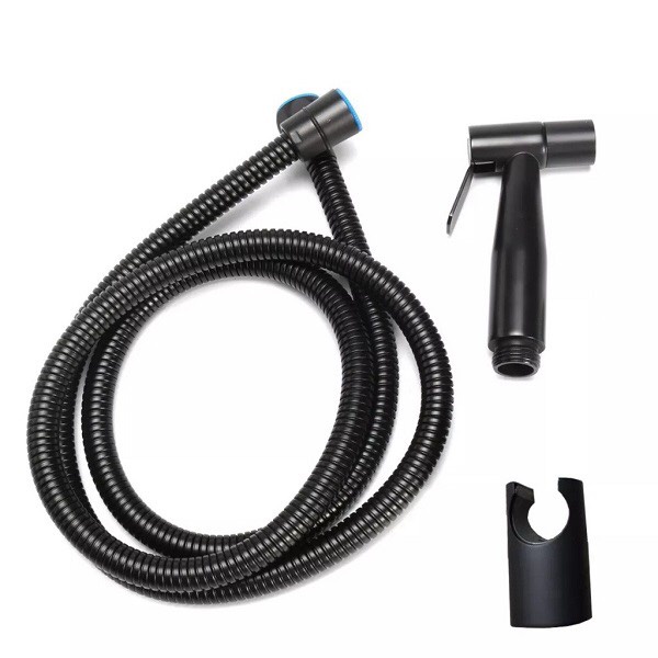 Vòi xịt vệ sinh - xịt toilet inox màu đen