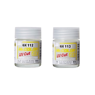 Sơn mô hình/sơn phủ/sơn bảo vệ mr hobby - mr color gx super clear iii uv cut gx112-gx113