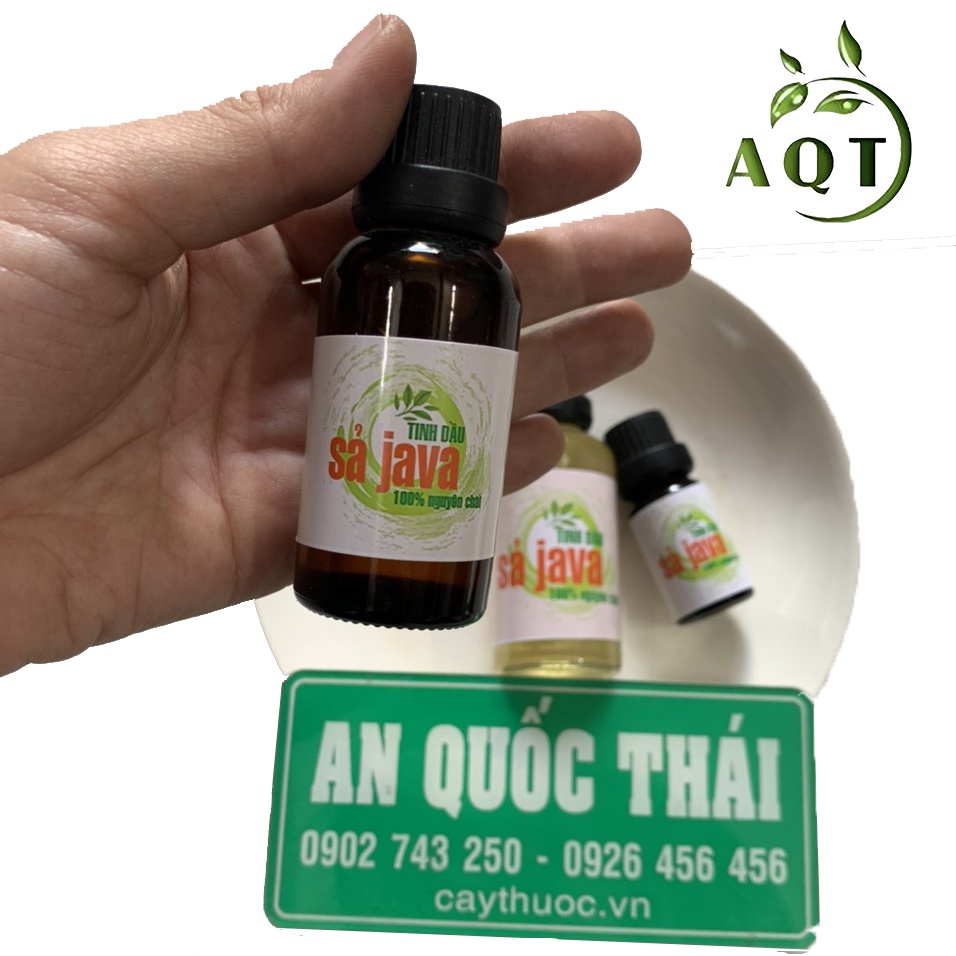 Tinh Dầu Sả Java Nguyên Chất Thảo Dược An Quốc Thái, Xông Thơm Phòng, Diệt Khuẩn, Phòng Cảm Cúm