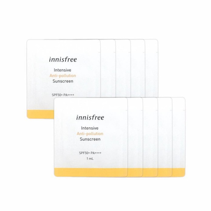 Kem chống nắng Innisfree Intensive Anti Pollution Sunscreen SPF50+/PA++++ gói dùng thử 1ml