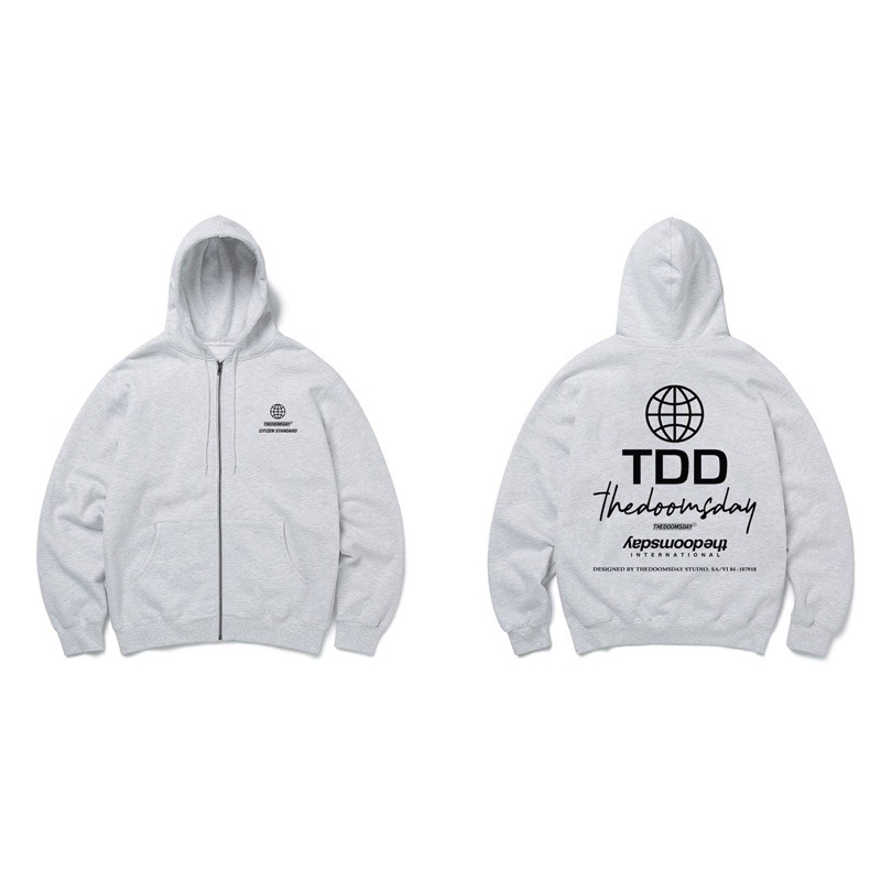 TDD MULTI LOGO HOODIE (Áo khoác dây kéo)