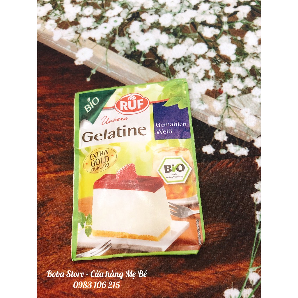 Bột gelatine hữu cơ Ruf