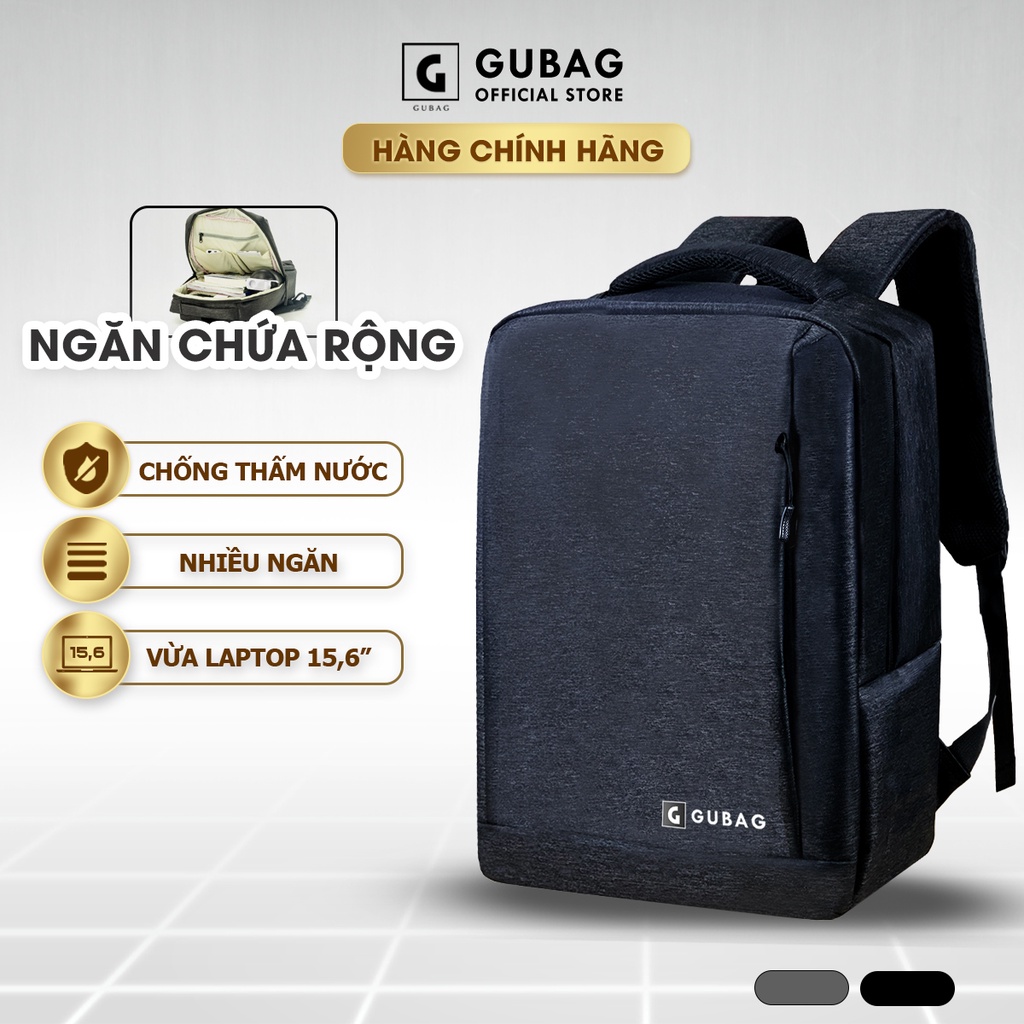 Balo chính hãng Gu Bag đựng máy tính cao cấp, đựng laptop chống nước, chống sốc, kiểu dáng công sở cho nam nữ | BigBuy360 - bigbuy360.vn