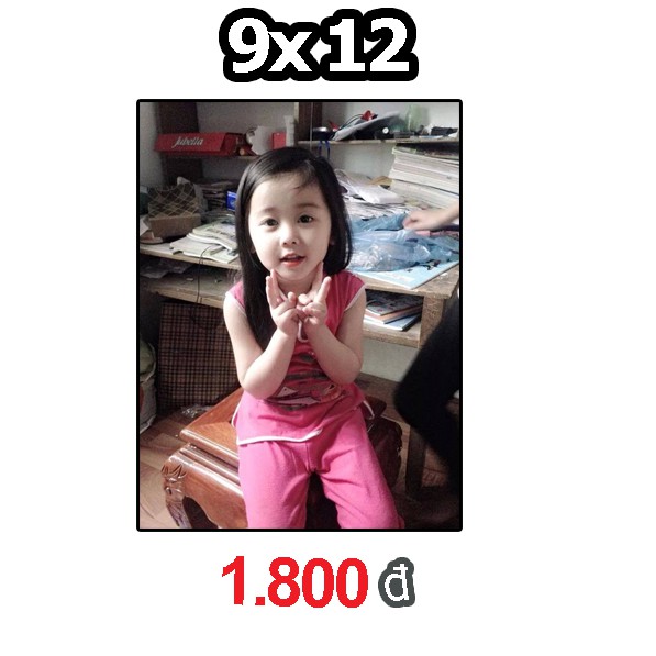 Rửa ảnh giá rẻ - 9x12