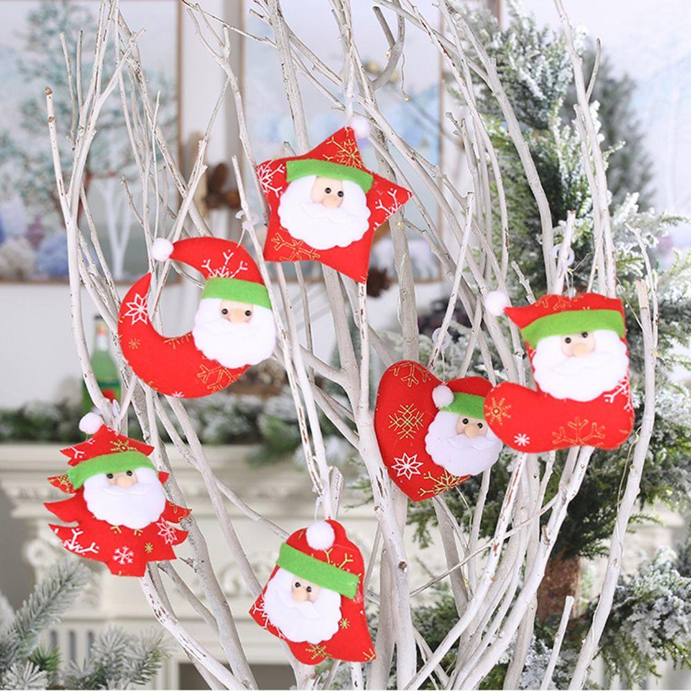 SUENIN Phụ Kiện Treo Trang Trí Cây Thông Giáng Sinh Hình Ông Già Noel Bằng Vải