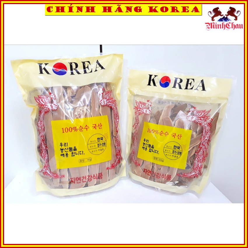 Nấm linh chi thái lát hàn quốc túi 1kg - minhchau