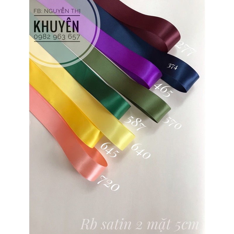 Ruy băng satin 2 mặt 5cm link 2/2