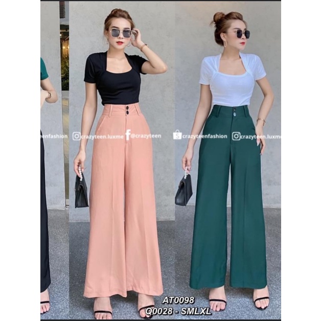 Áo thun cổ U vạt sang chảnh