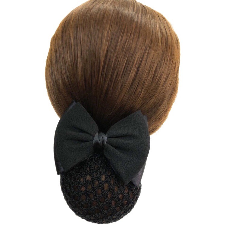 Kẹp lưới búi nơ hoa hồng ROSES