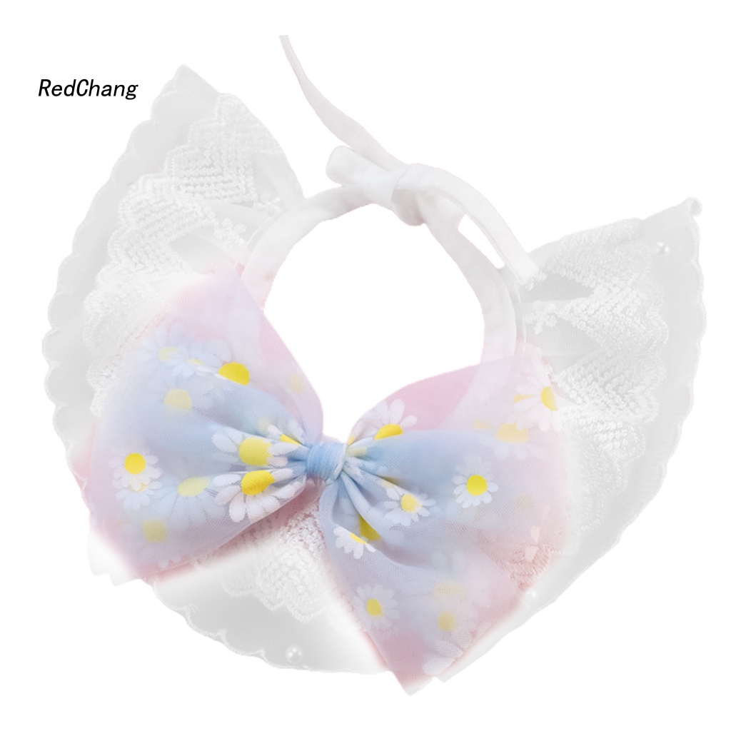 Rc ~ Khăn Choàng Cổ Yếm Bằng Polyester Cotton Polyester Hình Chú Chó Mèo Độc Đáo Quyến Rũ Cho Thú Cưng