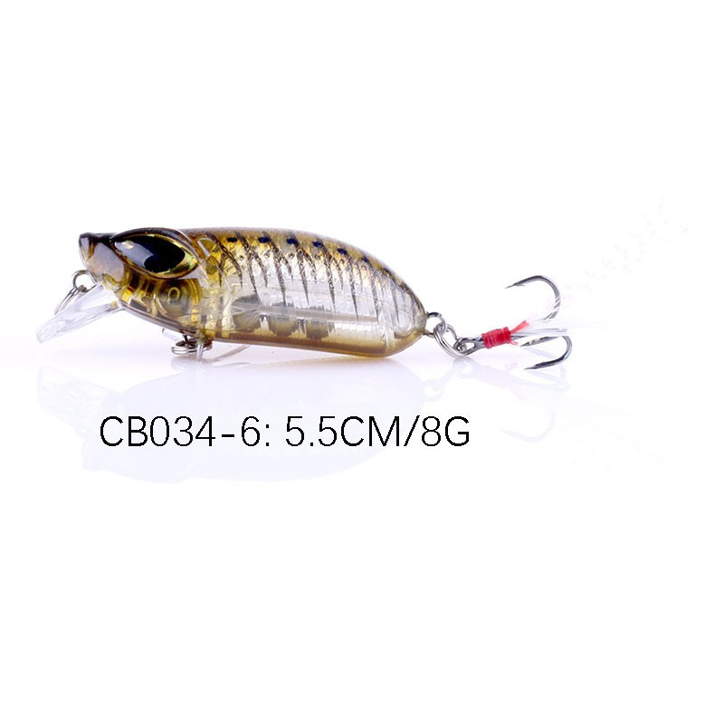 Mồi Mininow Lure Mắt 3D dài 5,5cm nặng 8gam