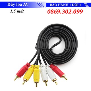 [Mã ELHACE giảm 4% đơn 300K] Dây loa AV 3-3 dài 1,5 mét