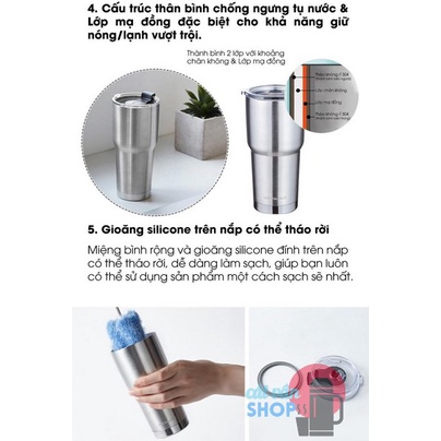Ly Giữ Nhiệt Swing Tumbler Lock&Lock 600ml 700ml 880ml LHC4136 LHC4137 LHC4138