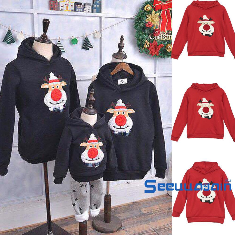 Set Áo hoodie phong cách Giáng Sinh cho cả gia đình